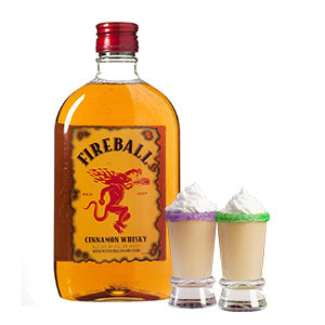 MARDI GRAS KING CAKE SHOTS