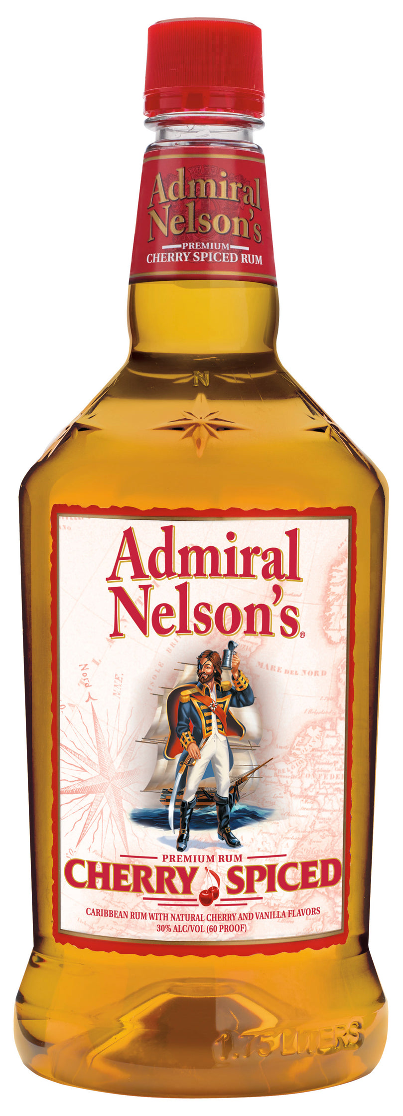 Admiral Nelson Cherry Puerto Rico Rum | Liquor Cave