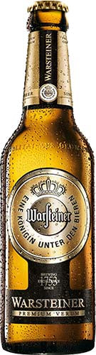 WARSTEINER  PILSNER 6 PACK BOTTLES