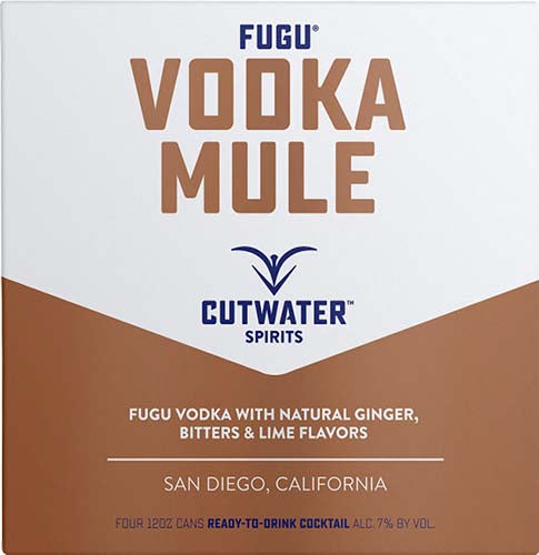 CUTWATER VODKA MULE 4PK CANS