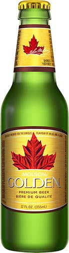 MOLSON GOLDEN 12 PK BOTTLES