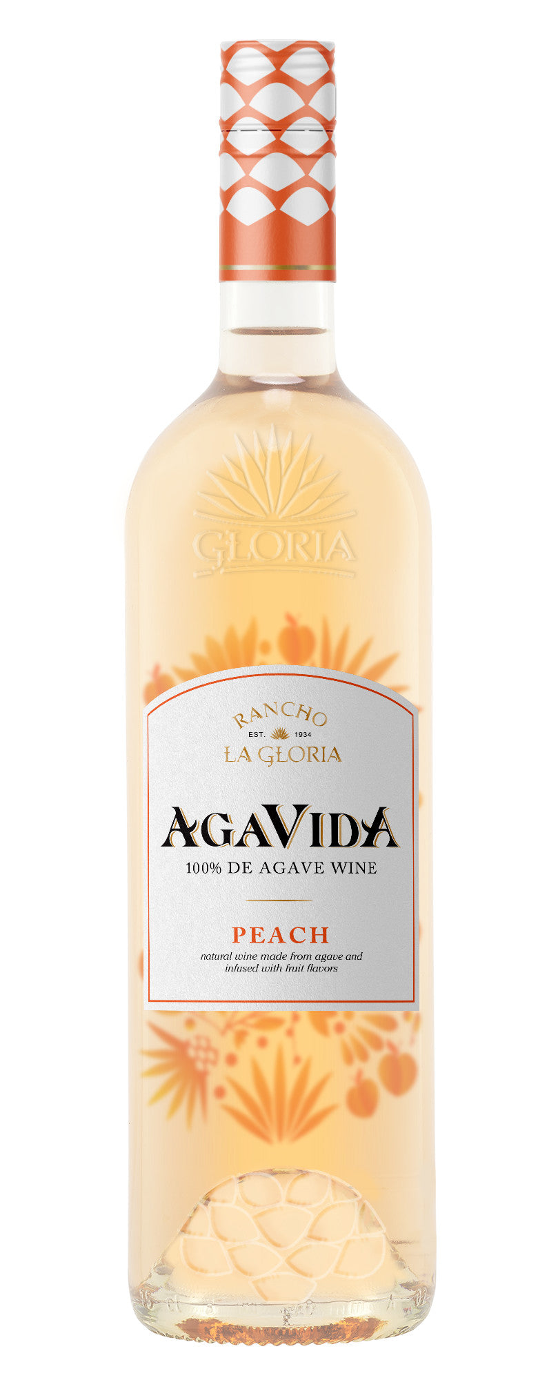 Agavida Peach Wine | Liquor Cave