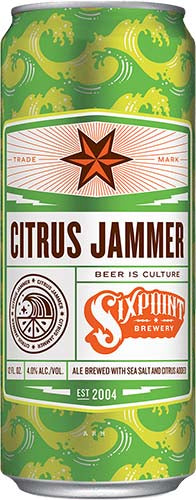 SIX POINT CITRUS/BERRY JAMMER GOSE 12OZ 6PK CANS