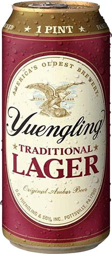 YUENGLING LAGER  6PK CAN 16OZ