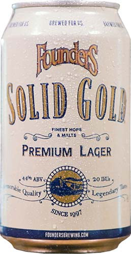 FOUNDERS SOLID GOLD 6PK CAN