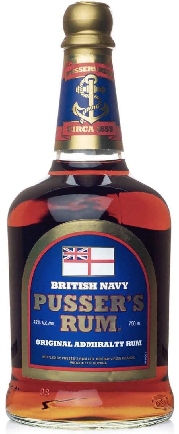 Pussers British Navy Rum Blue Label 95.5º (Virgin Islands)  | Liquor Cave