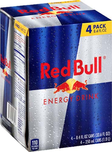 RED BULL ENERGY DRINK 4 PACK