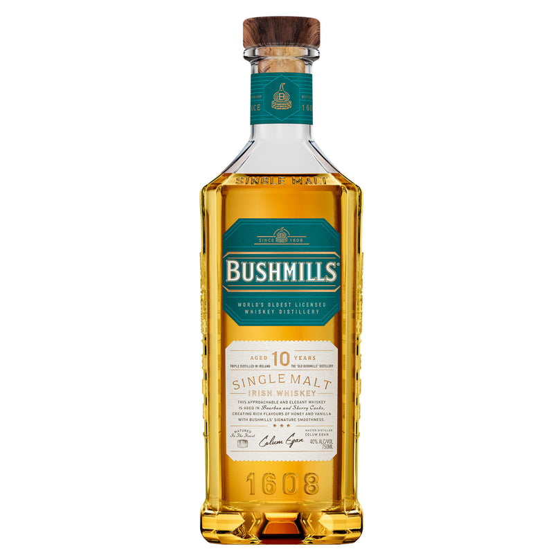 Bushmills Irish Whiskey Malt 86º 10 Year 750ml | Liquor Cave