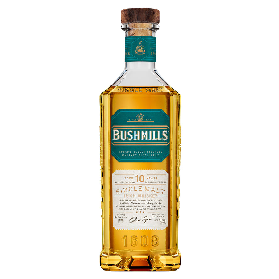 Bushmills Irish Whiskey Malt 86º 10 Year 750ml | Liquor Cave