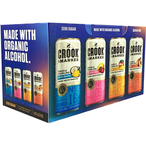 CROOK & MARKER SPIKED BLUE 8 PK CANS