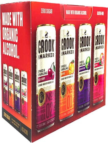 CROOK & MARKER SPIKED RED 8 PK CANS