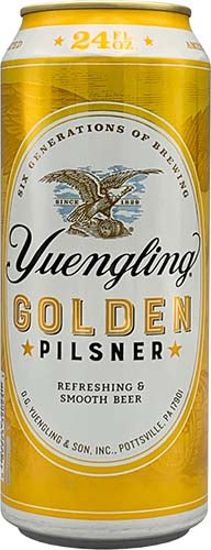 YUENGLING  GOLDEN PILSNER 24 OZ CN