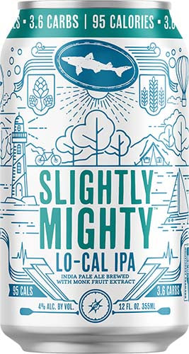 DOGFISH  HEAD SLIGHTLY MIGHTY IPA 12 PACK