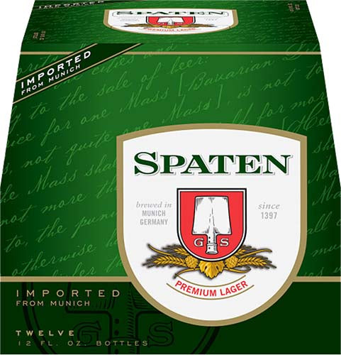 SPATEN BEER 12PK