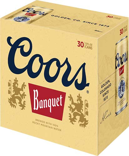 COORS 30 PK CANS