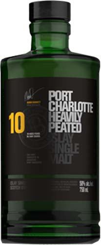 PORT CHARLOTTE 10 YEAR OLD HEAVILY PEATED MALT SINGLE MALT S