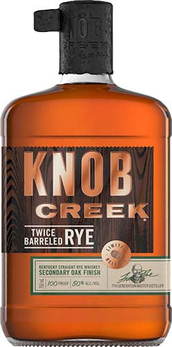 KNOB CREEK TWISTED BARREL RYE WHISKY