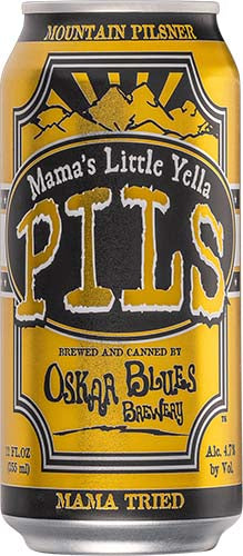 OSKAR BLUES MAMAS LITTLE YELLA PILS