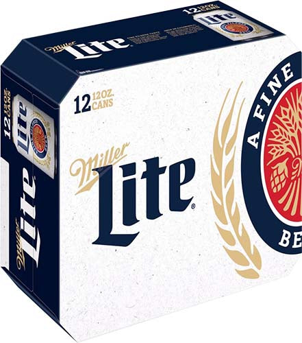 MILLER LITE 12 PK CANS