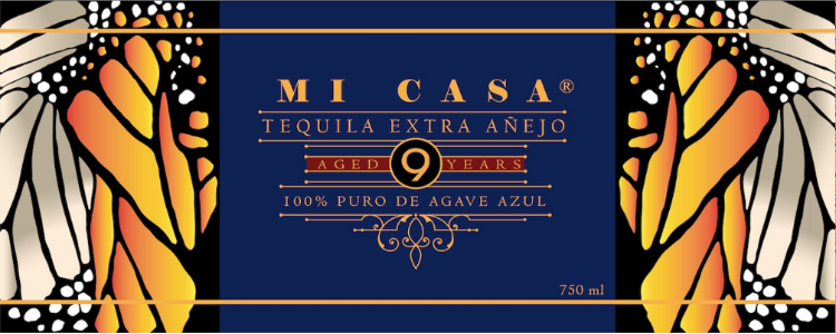 Mi Casa Tequila 9 Years Old Small Batch Extra Añejo Tequila 100% de Agave, Liquor Cave