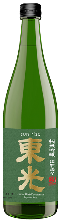 Toko Brewery Sun Rise Dewasansan Junmai Ginjo Sake, Liquor Cave