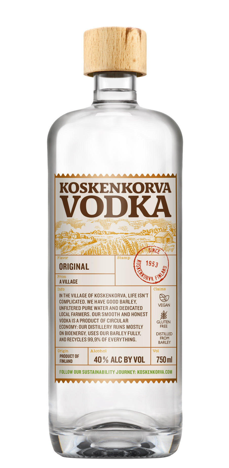 Koskenkorva Original Vodka | Liquor Cave