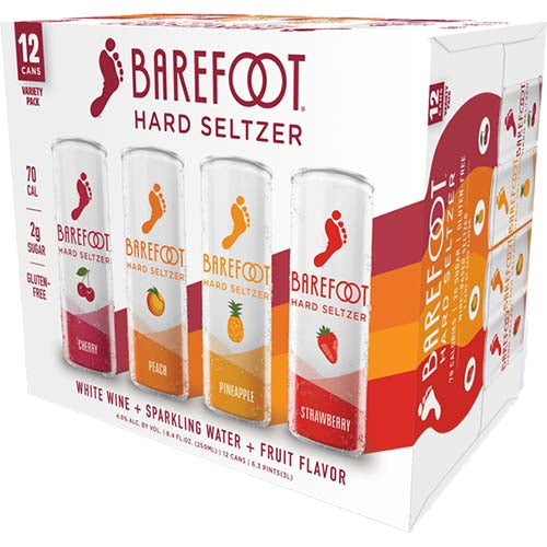 BAREFOOT WINE SELTZERS VARIETY 12 PK CANS
