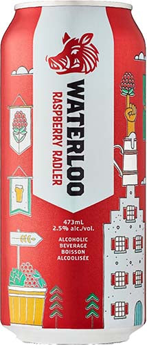 WATERLOO RASBERRY RADLER 4PK