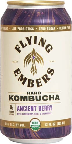 FLYING  EMBERS HARD KOMBUCHA BERRY  4PK