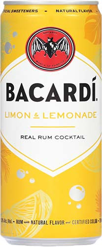 BACARDI LEMON LIME 4PK CANS