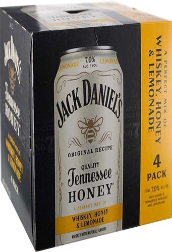 JACK DANIELS HONEY LEMONADE 4PK CANS