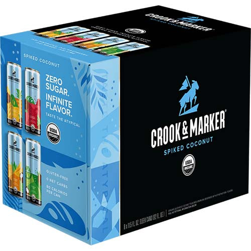 CROOK & MARKER SPIKED COCOUNUT 8 PK CANS