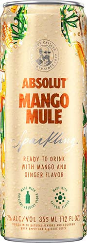 ABSOLUT MANGO MULE 4PK