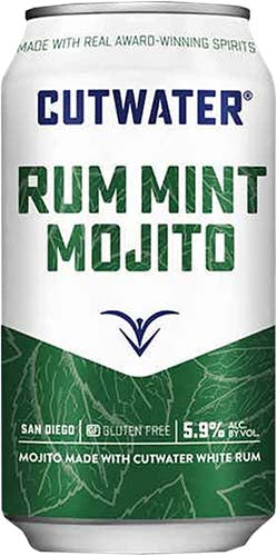 CUTWATER RUM&MOJITO 4PK CANS