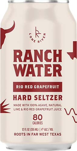 RANCH WATER GRAPEFRUIT SELTZER 6PK