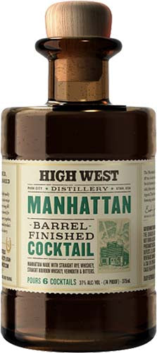 HIGH WEST MANHATTAN BARRELL FINISHED COCKTAIL