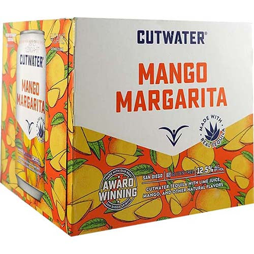 CUTWATER MANGO MARGARITA 4PK CANS