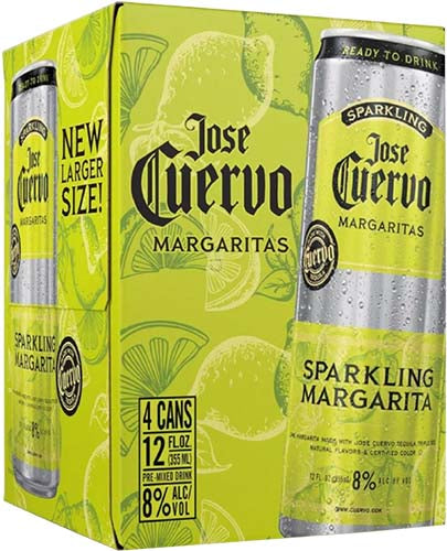 JOSE CUERVO MARGARITA 4PK CAN