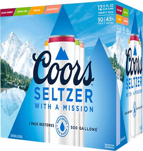 COORS  SELTZERS12 PACK CANS