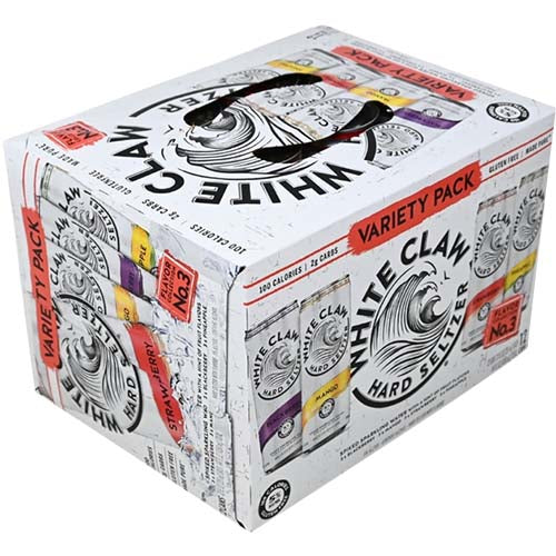 WHITE CLAW VARIETY # 3 12 PK CANS