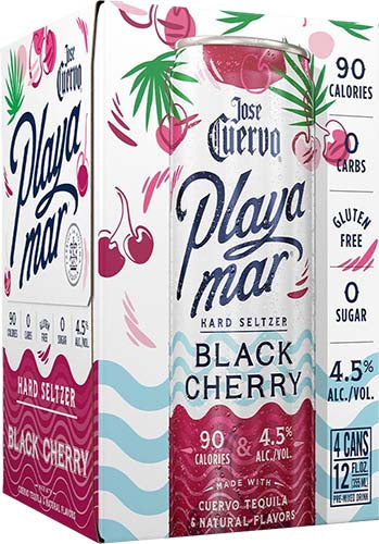 JOSE CUERVO PLAYA MAR BLACKCHERRY 4PK CAN