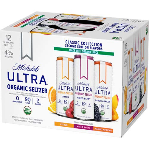 MICHELOB ULTRA ORGANIC SELTZER 12 PK CN