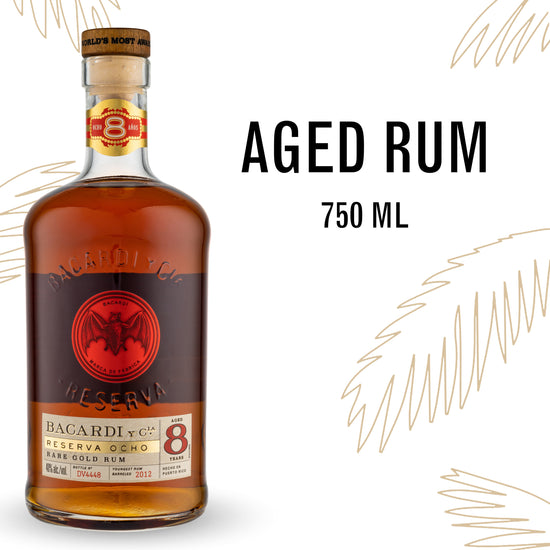 Bacardi Reserva Ocho Rum | Liquor Cave