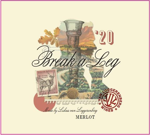 Van Loggerenberg Wines Merlot Break A Leg Stellenbosch, Liquor Cave