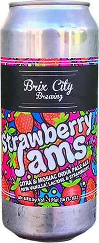 BRIX CITY STRAWBERRY JAMS 4PK