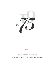 75 Wine Company Cabernet Sauvignon Feliz Creek Vineyard Mendocino County, Liquor Cave