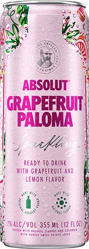 ABSOLUT GRAPEFRUIT PALOMA 4PK