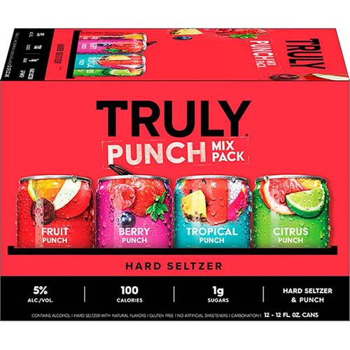 TRULY PUNCH VARIETY 12 PK CANS