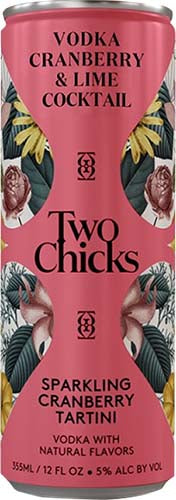 TWO CHICKS CRANBERRY & LIME 4PK