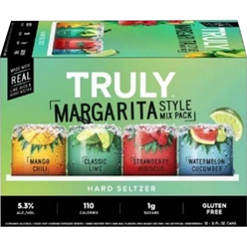 TRULY MARGARITA STYLE PACK 12 PK CANS